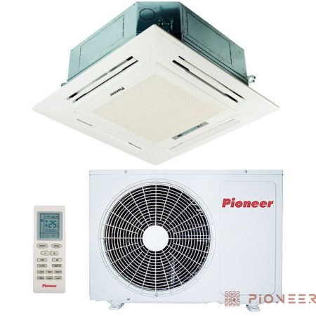 Кассетный кондиционер Pioneer KFC36GW / KON36GW с зимним комплектом (-30)