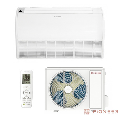 Напольно-потолочный кондиционер (сплит-система) Pioneer KFFI36GV / KONI36GV с зимним комплектом (-40)
