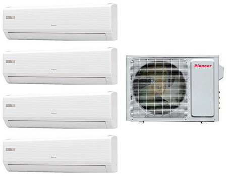 Мульти-сплит-система Pioneer KRMS07A + KRMS07A + KRMS09A + KRMS09A / 4MSHD28A